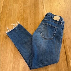 AG Adriano Goldschmied Ex Boyfriend Slim Light Blue Slim Jeans Size 25R